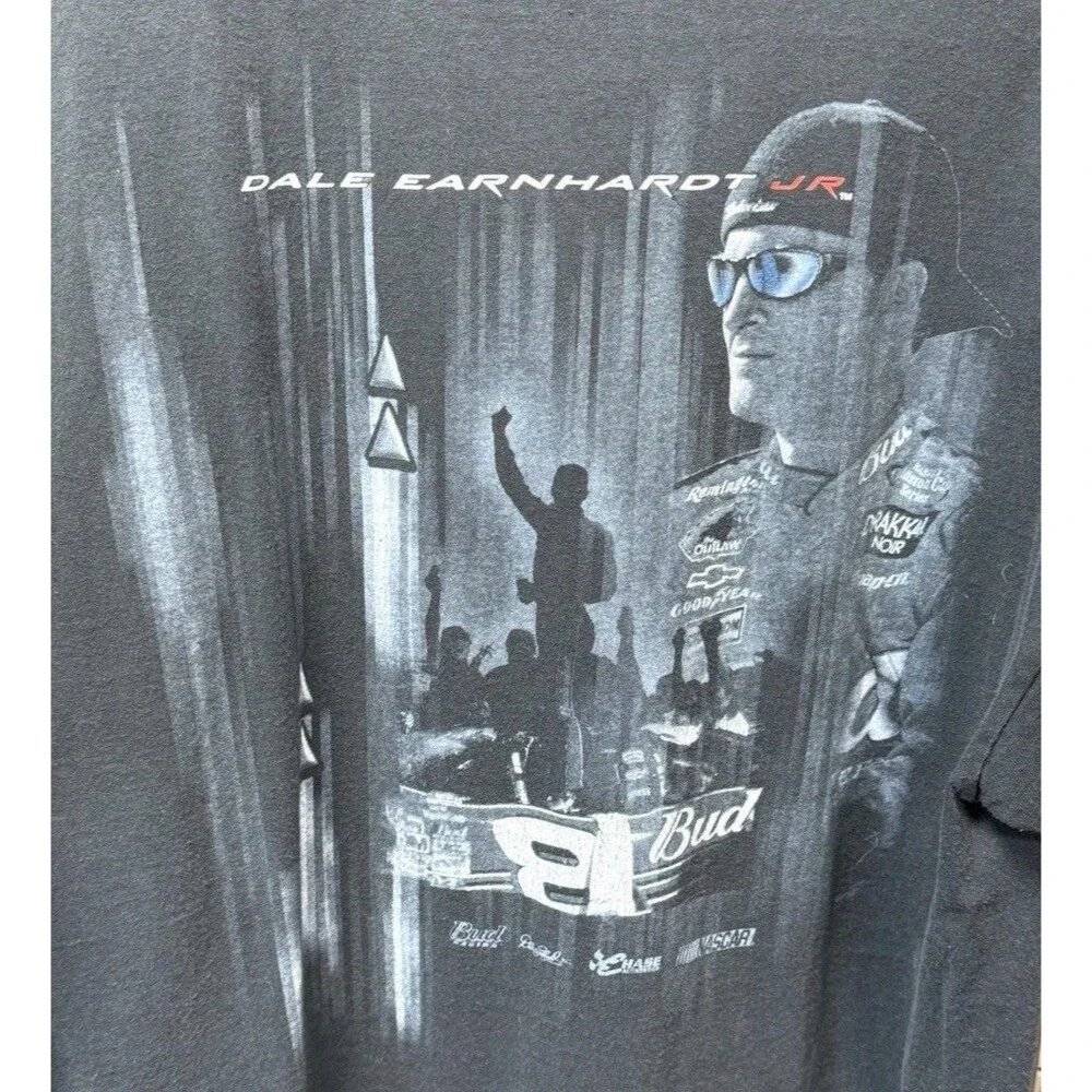 Vtg NASCAR Dale Earnhardt Jr Chase Authentics Size Large Some Discoloration